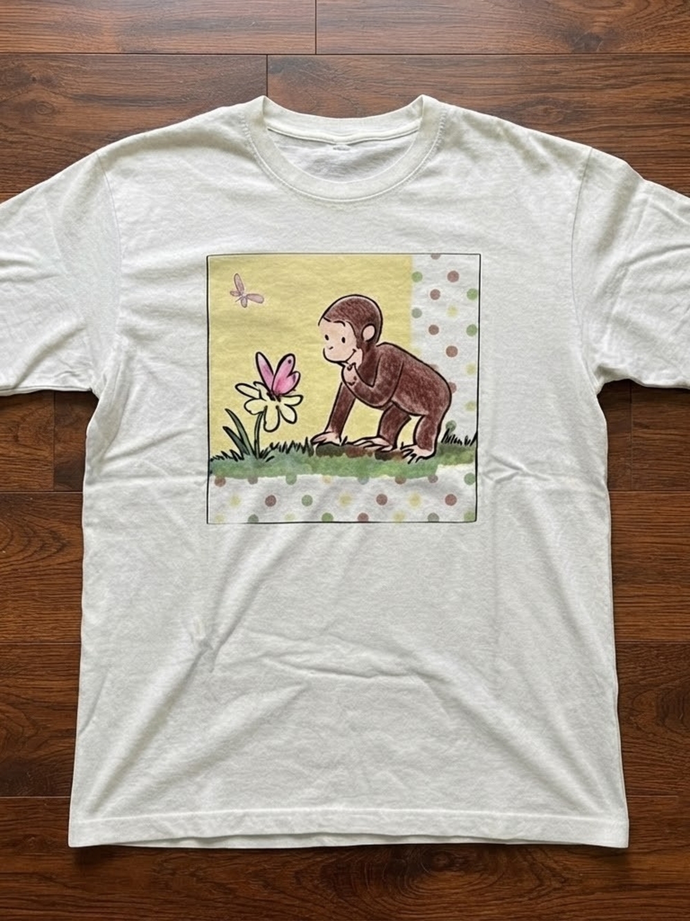 Curious George Monkey Cartoon Unisex T-shirt